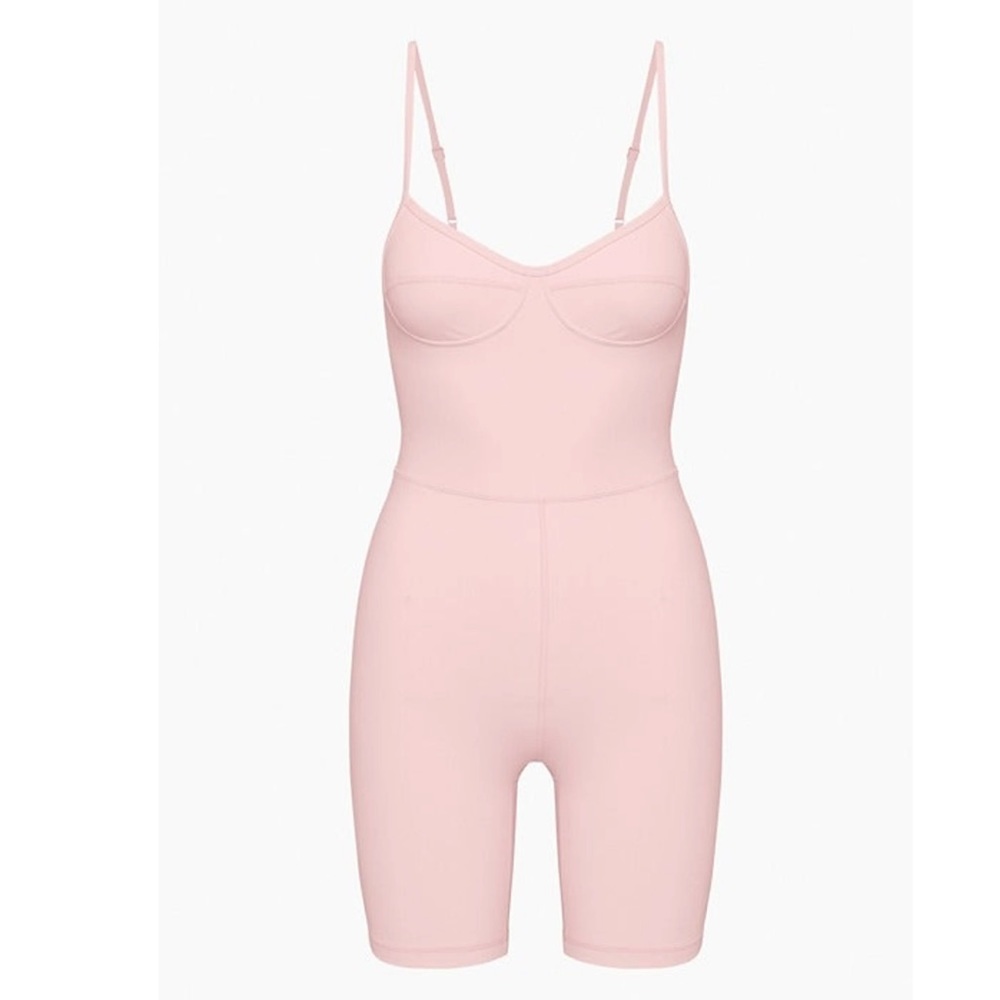 aritzia wilfred free wherever romper sakura pink 2xs